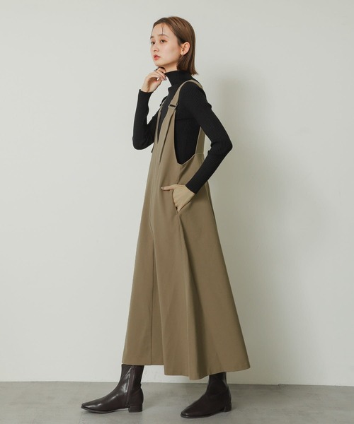 「SENSE OF PLACE by URBAN RESEARCH」 サロペットスカート S モカ レディース_画像7