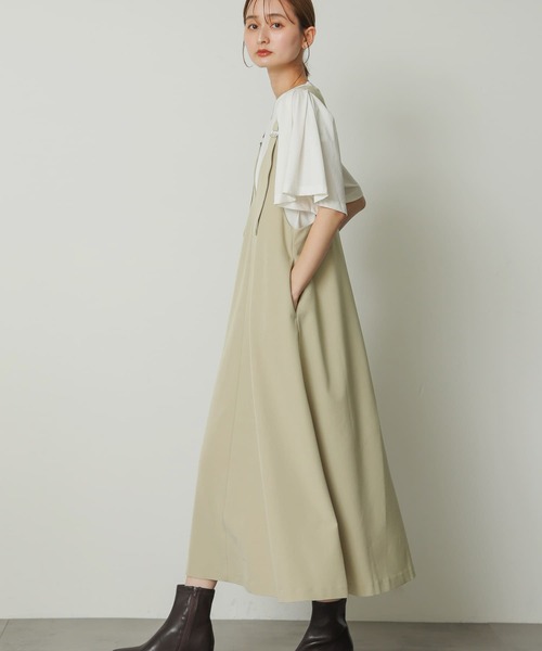 「SENSE OF PLACE by URBAN RESEARCH」 サロペットスカート S モカ レディース_画像9