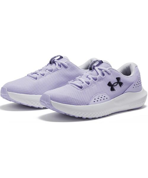 「UNDER ARMOUR」 ローカットスニーカー 26.0cm パープル レディース_画像5