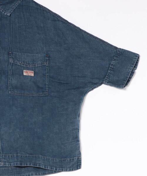 「KRIFF MAYER Lady's Collection」 7分袖シャツ LARGE チャコール レディース_画像3