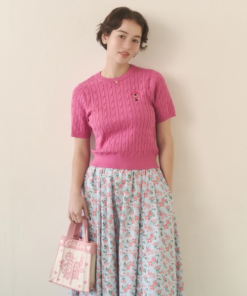 「Cath Kidston」 ハンドバッグ FREE ネイビー レディース_画像3