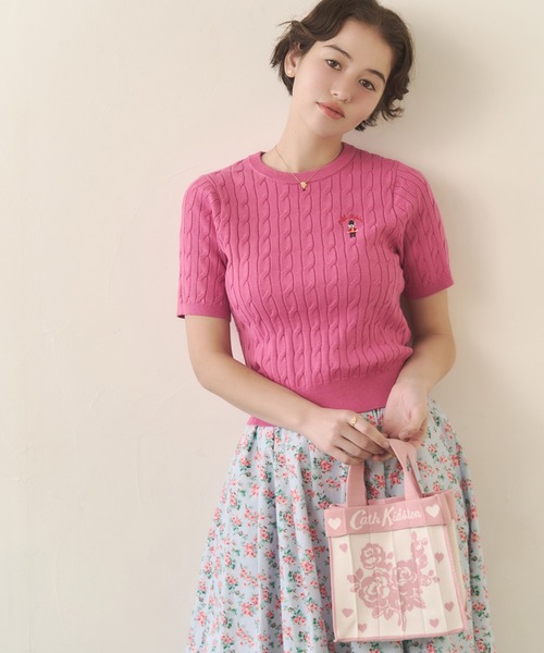 「Cath Kidston」 ハンドバッグ FREE ネイビー レディース_画像5