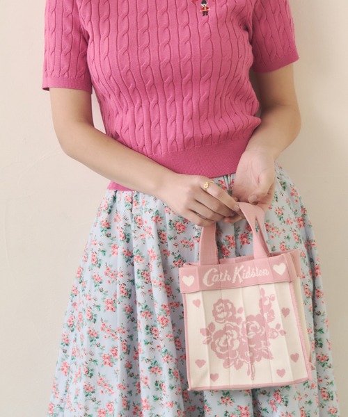 「Cath Kidston」 ハンドバッグ FREE ネイビー レディース_画像7