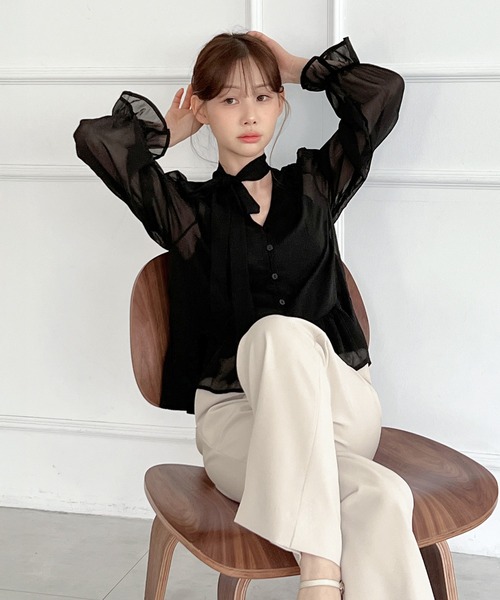 「by muni:r」 スラックス MEDIUM ベージュ レディース_画像6