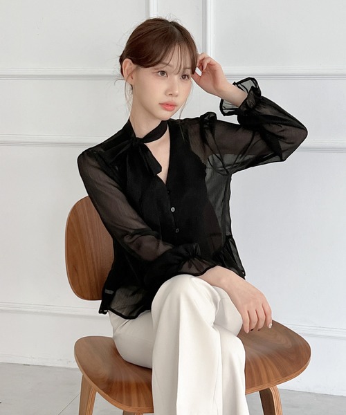 「by muni:r」 スラックス MEDIUM ベージュ レディース_画像7