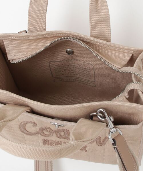 COACH 2WAY ショルダーバッグ ベージュ COACH（コーチ） 刺繍2WAYバッグ - ベージュ レディース : ZOZOTOWN