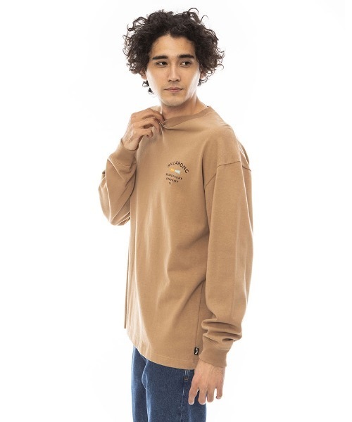 「BILLABONG」 長袖Tシャツ MEDIUM モカ メンズ_画像7