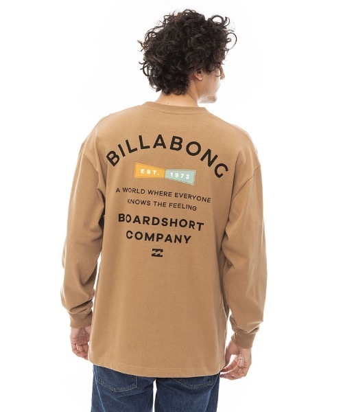 「BILLABONG」 長袖Tシャツ MEDIUM モカ メンズ_画像8