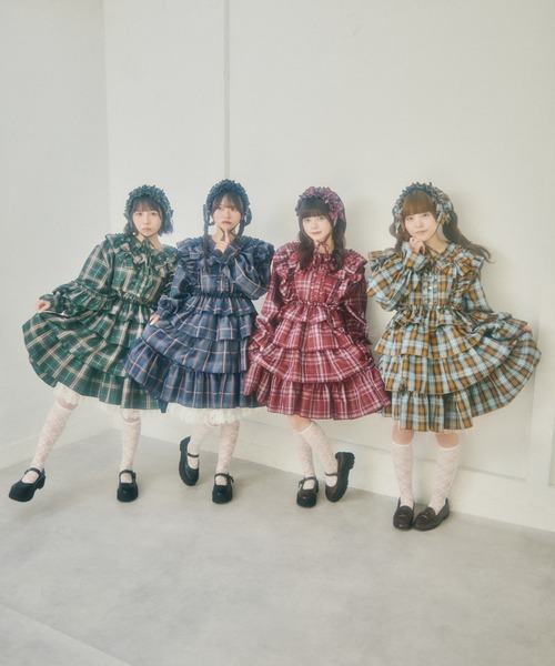kutir（クティール） ワンピース 「クティールとレトロ」フリルリボン