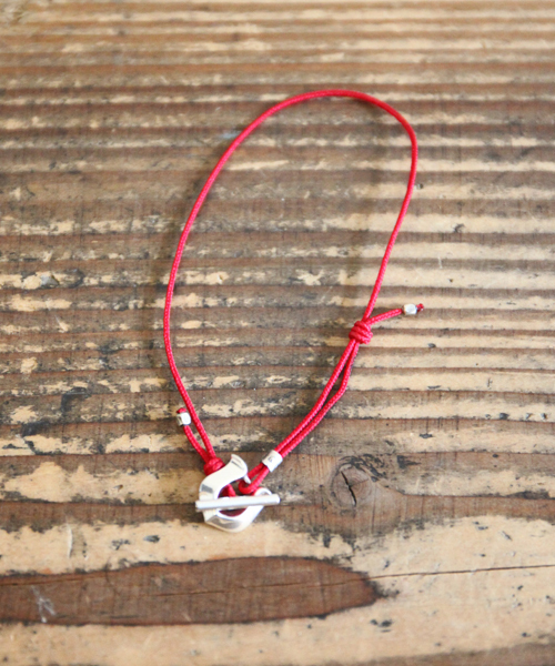 amp japan（アンプジャパン） ブレスレット Horseshoe 2Way Cord -RED