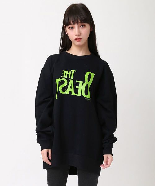 【必見！未使用！】エヴァンゲリオン　コラボ　スウェット　ブラック　廃版商品 RADIO EVA トレーナー スウェット RADIO EVA 538 THE BEAST BIG Sweat