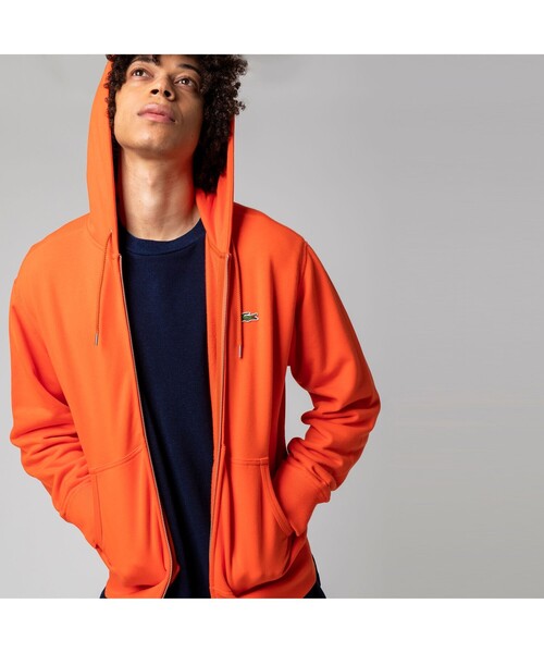 レギュラーフィットプレミアムコットンジップパーカー Amazon.co.jp: [LACOSTE] メンズ レギュラーフィット プレミアム