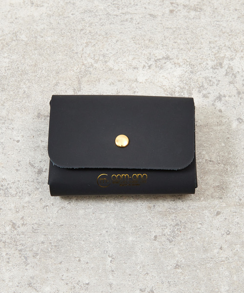 com-ono ミニ 財布 コモノ / ラバータッチレザーコンパクトウォレット