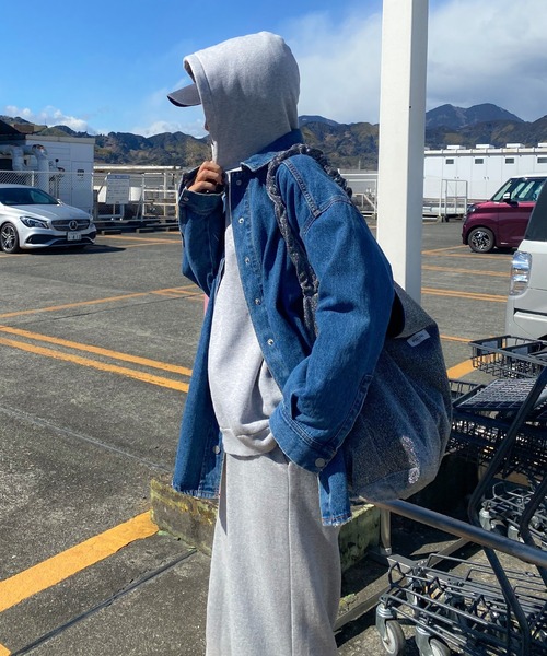 PICHI デニムジャケット gジャン オーバーサイズデニムシャツ