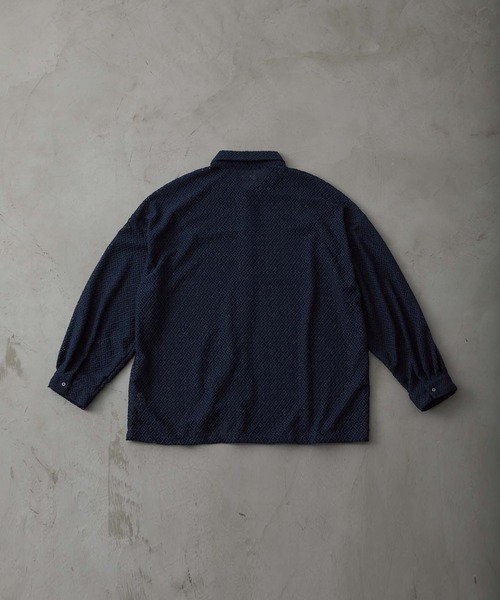 CLEL（クレイル） シャツ 「CLEL」Balloon Sleeves Loose Lace Shirt