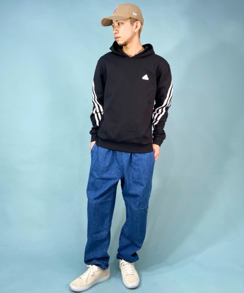 アディダス　デニム　フードパーカー　オリジナルス adidas（アディダス）の「デニムパーカー / アディダス