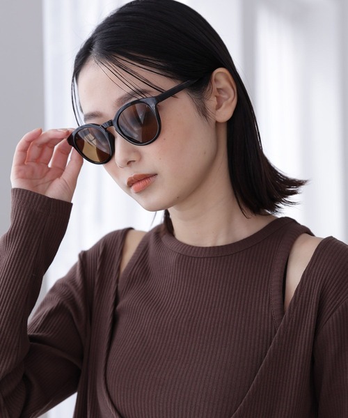 わらびページ LAKOLE（ラコレ） サングラス ラウンドサングラス / 184602 レディース