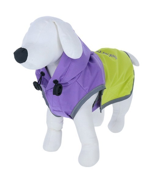 Calulu（カルル） 犬 服 Calulu/レインコートバイカラー小型・中型犬