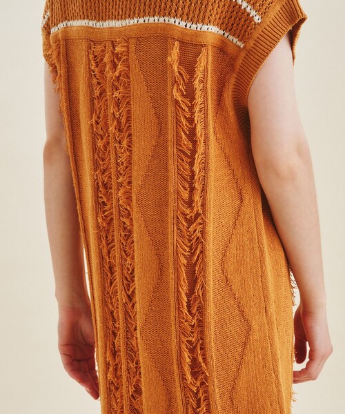 GRACE CONTINENTAL（グレースコンチネンタル） ワンピース フリンジ