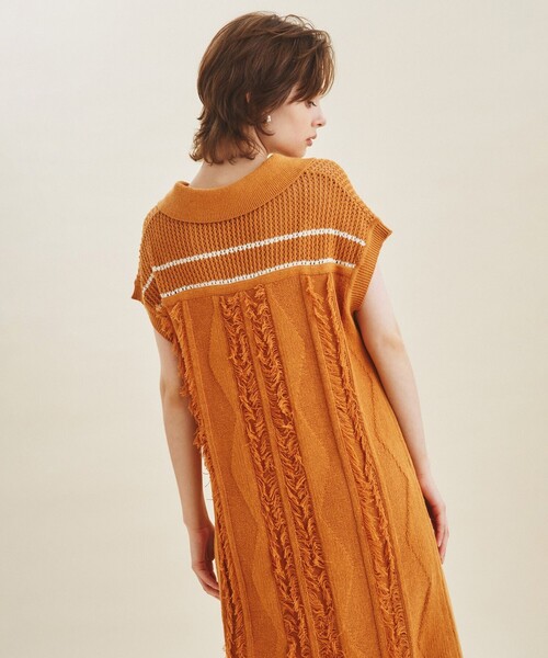 GRACE CONTINENTAL（グレースコンチネンタル） ワンピース フリンジ