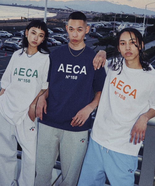 Tシャツ・カットソー AECA WHITE AECA CHOCOLATE BAR LONG SLEEVEWHITE AECA WHITE(エイカホワイト)のメンズ Tシャツ・カットソー 人気