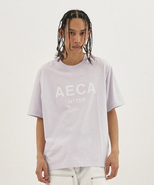 Tシャツ・カットソー AECA WHITE BIG LOGO SWEATSHIRTGREYWHITE AWCMFWBDTSSSO001C0BB AECA WHITE tシャツ Tシャツ メンズ BIG LOGO TEE : ZOZOTOWN