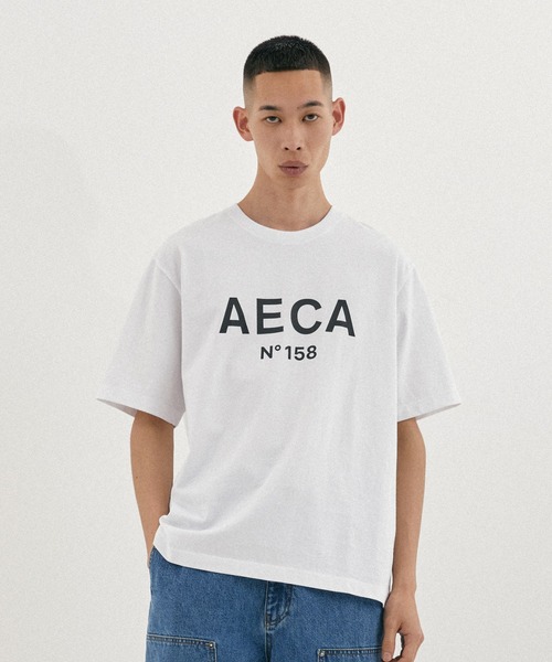 AECA WHITE AECA CAUTION Tシャツ NA AECA WHITE AECA CAUTION Tシャツ NA (AECA WHITE/Tシャツ