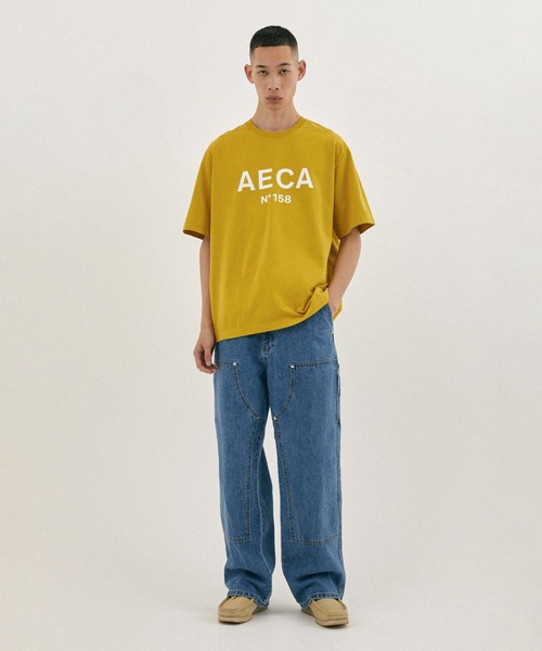 AECA WHITE tシャツ Tシャツ メンズ BIG LOGO TEE : ZOZOTOWN