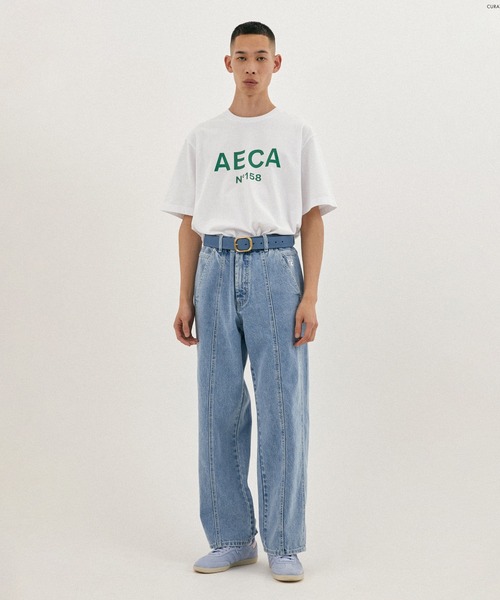 AECA WHITE tシャツ Tシャツ メンズ BIG LOGO TEE : ZOZOTOWN
