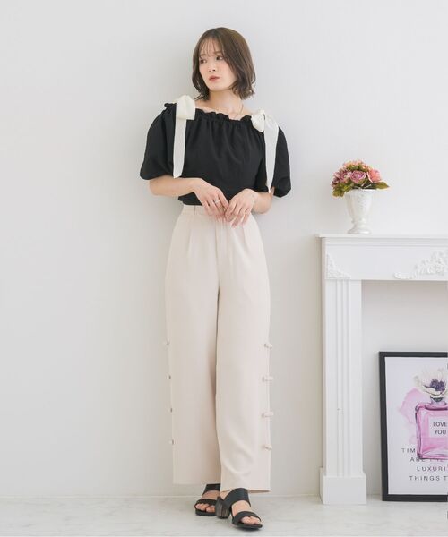 Emsexcite（エムズエキサイト） パンツ サイドリボンパンツ レディース