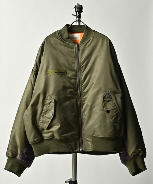 ADAM PATEK（アダムパテック） ma1 ma-1 ADAMPATEK tweed check switch