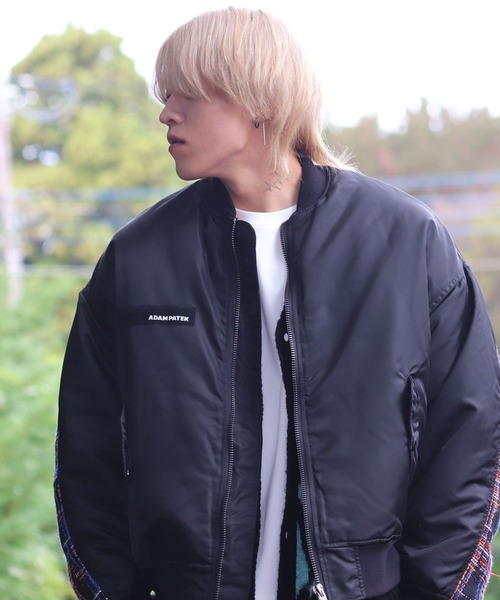 ADAM PATEK（アダムパテック） ma1 ma-1 ADAMPATEK tweed check switch