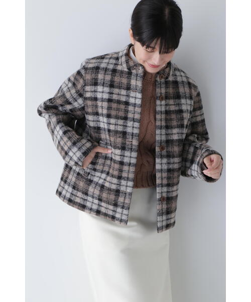 MHL レディース　ブルゾン human woman ブルゾン アウター スライバーボンディングショート