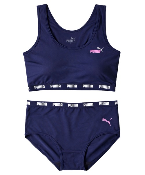 PUMA（プーマ） ジュニアブラ スポーツブラ ガールズ ブランドロゴ