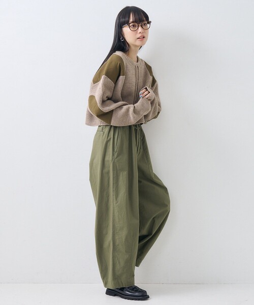 FREAK'S STORE ニット セーター リボン付き ショート コマンド