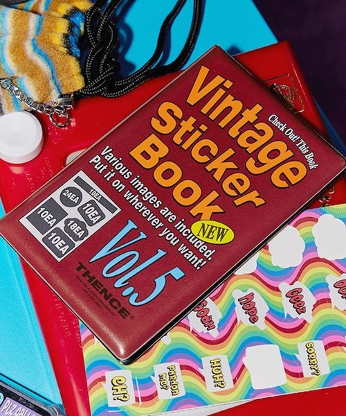 THENCE ステッカー THENCE／VINTAGEステッカーB/韓国雑貨/ 2990780