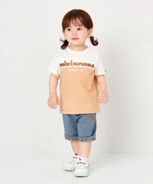 MIKI HOUSE（ミキハウス） ハーフパンツ パンツ 短パン ワンポイント