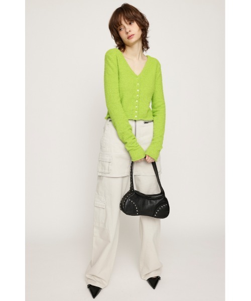 【スライ】SPRING FRIZZY YARN 2WAY カーディガン SLY｜SPRING FRIZZY YARN 2WAY カーディガン | Rakuten Fashion