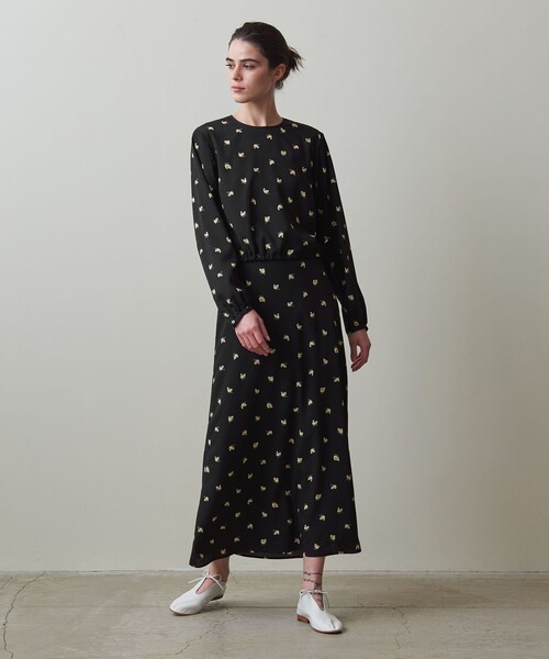 ブラウス シャツ 「Steven Alan」プリント パフスリーブ シャツ レディース STEVEN ALAN ブラウス シャツ 「Steven Alan」プリント