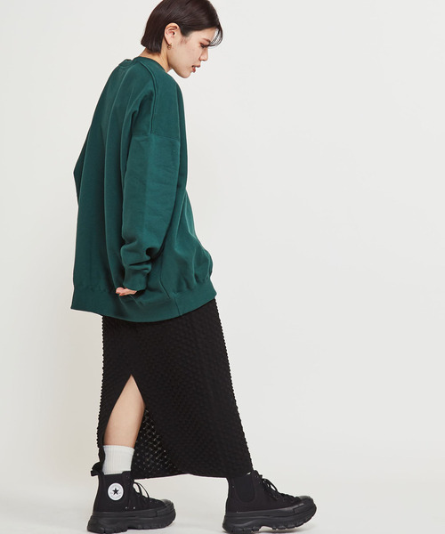 CONVERSE TOKYO メンズ・レディーストレーナー CONVERSE TOKYO トレーナー スウェット VELCRO PATCH SWEAT