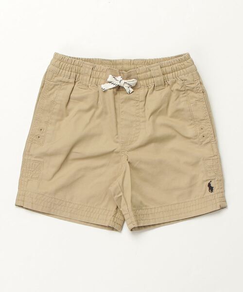 パンツ コットン ツイル ドローストリング ショートパンツ キッズ 子供服 男の子の画像