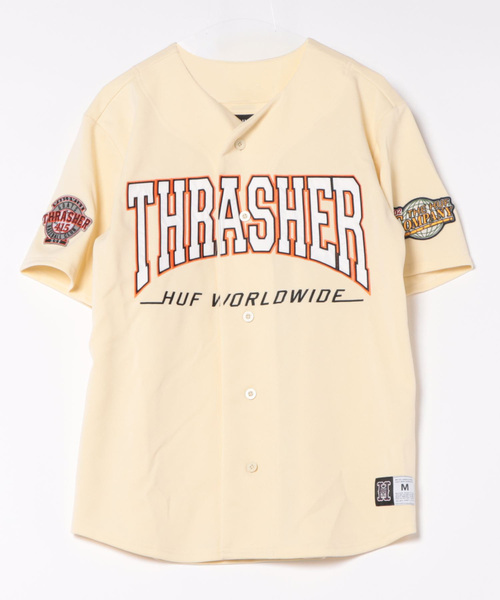 シャツ ブラウス 「HUF × THRASHER」CENTER FIELD BASEBALL JERSEY 80658239