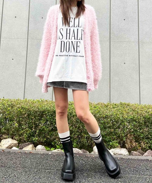 ANAP（アナップ） カーディガン ファンシーヤーンラメニット