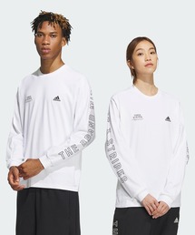 tシャツ ワーディング ルーズフィット ヘビーシングルジャージー 長袖Tシャツ / ロンT / アディダス adidas メンズ レディース｜ZOZOTOWN Yahoo!店