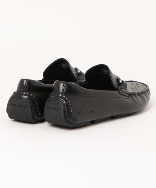 (取寄) コールハーン メンズ グランド レーザー ビット ドライバ Cole Haan men Cole Haan Grand Laser Bit D Black/Black COLE HAAN（コールハーン） スリッポン グランド レーザービット