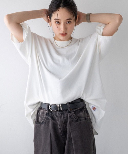 ディッキーズ Dickies 【 S/S Loretto W Tee White Women 】 レディース Dickies Womens Long Sleeve Loretto Tee - White - Tops