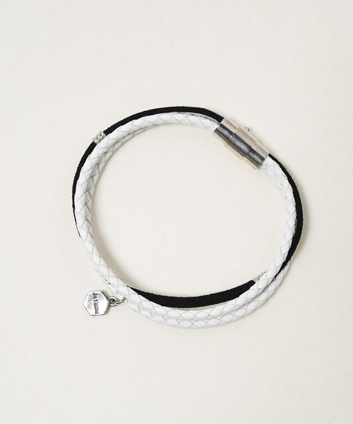 ブレスレット 「unisex」本革 チャーム レザーブレスレット / Leather