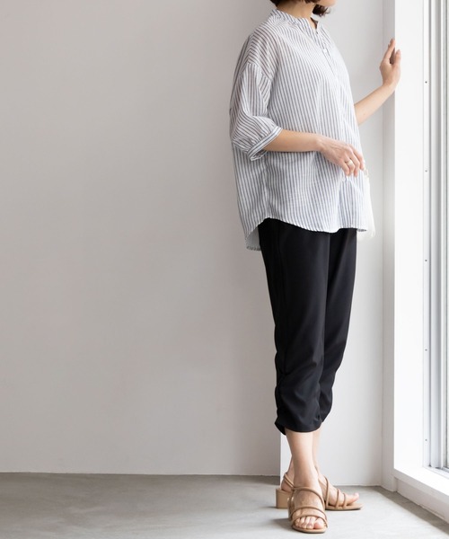 夏用パンツ NAVY（ファッション） パンツ NAVY 冷感 UVカット ドライ