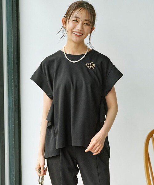 tシャツ ライトアムンゼンジャージー フリルブラウス レディース