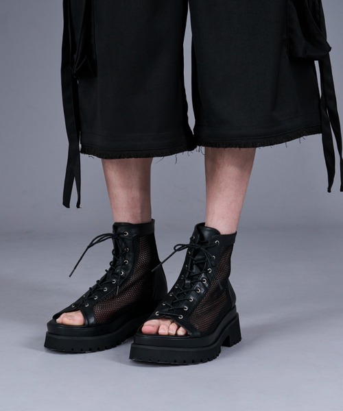 『新品未使用』Ellno Loset メッシュブーツサンダル L サイズ Ellno Loset サンダル メッシュブーツサンダル メンズ